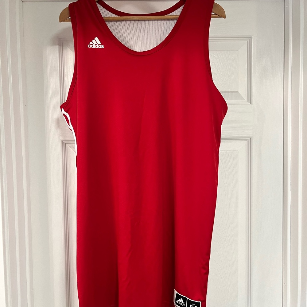 Adidas Red Basketball Jersey